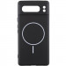 Чехол Silicone Cover Lakshmi Full Camera (AA) with Magnetic Fit для Google Pixel 8 Pro (Черный / Black)
