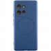 Чехол Silicone Cover Lakshmi Full Camera (AA) with Magnetic Fit для Motorola Moto G75 5G (Синий / Navy Blue)