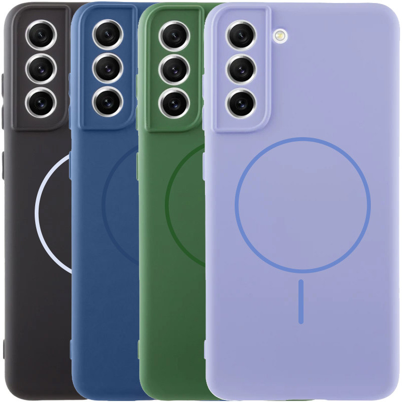 Чехол Silicone Cover Lakshmi Full Camera (AA) with Magnetic Fit для Samsung Galaxy S21 FE