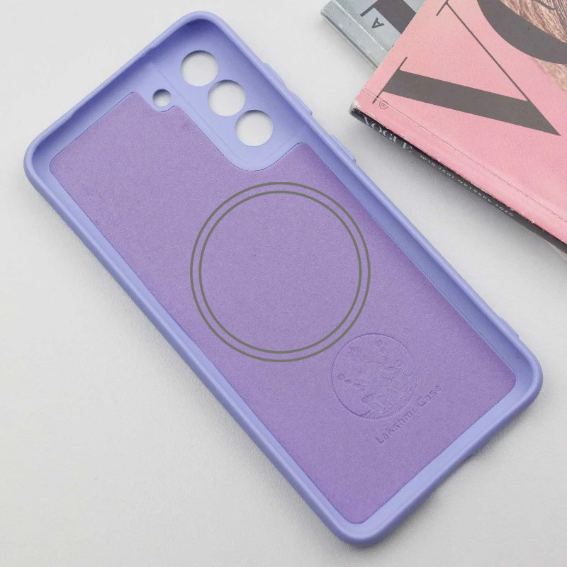Фото Чехол Silicone Cover Lakshmi Full Camera (AA) with Magnetic Fit для Samsung Galaxy S21 FE (Сиреневый / Dasheen) в магазине vchehle.ua