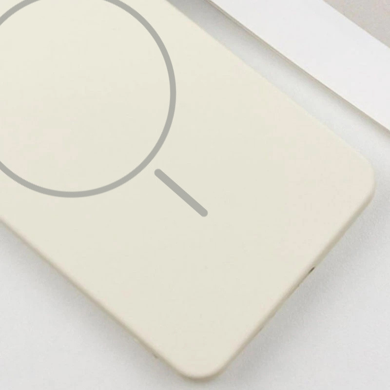 Фото Чехол Silicone Cover Lakshmi Full Camera (AA) with Magnetic Fit для Samsung Galaxy S25 (Белый / White) на vchehle.ua