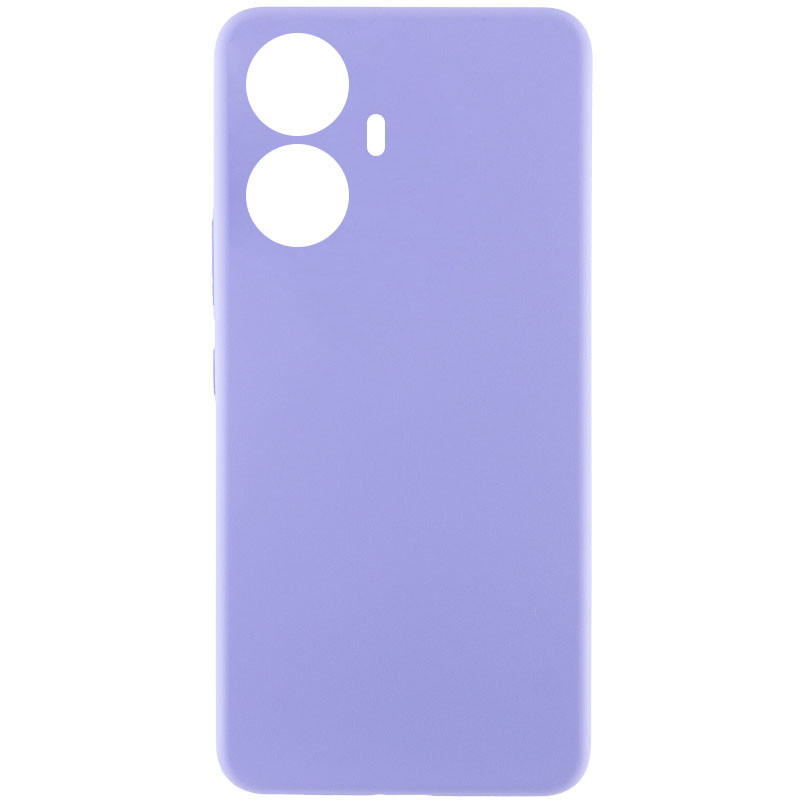 Чехол Silicone Cover Lakshmi Full Camera (AAA) для Realme 10 Pro+ (Сиреневый / Dasheen)