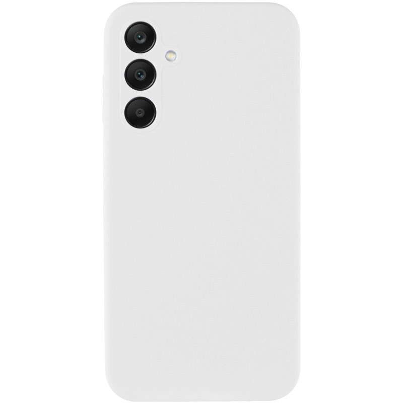 Чехол Silicone Cover Lakshmi Full Camera (AAA) для Samsung Galaxy S25 FE (Белый / White)