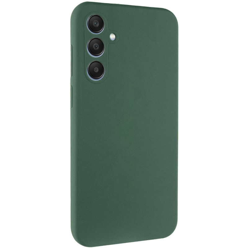 Чехол Silicone Cover Lakshmi Full Camera (AAA) для Samsung Galaxy S25 FE (Зеленый / Cyprus Green)