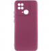 Чехол Silicone Cover Lakshmi Full Camera (AAA) для Xiaomi Redmi 10C (Бордовый / Plum)