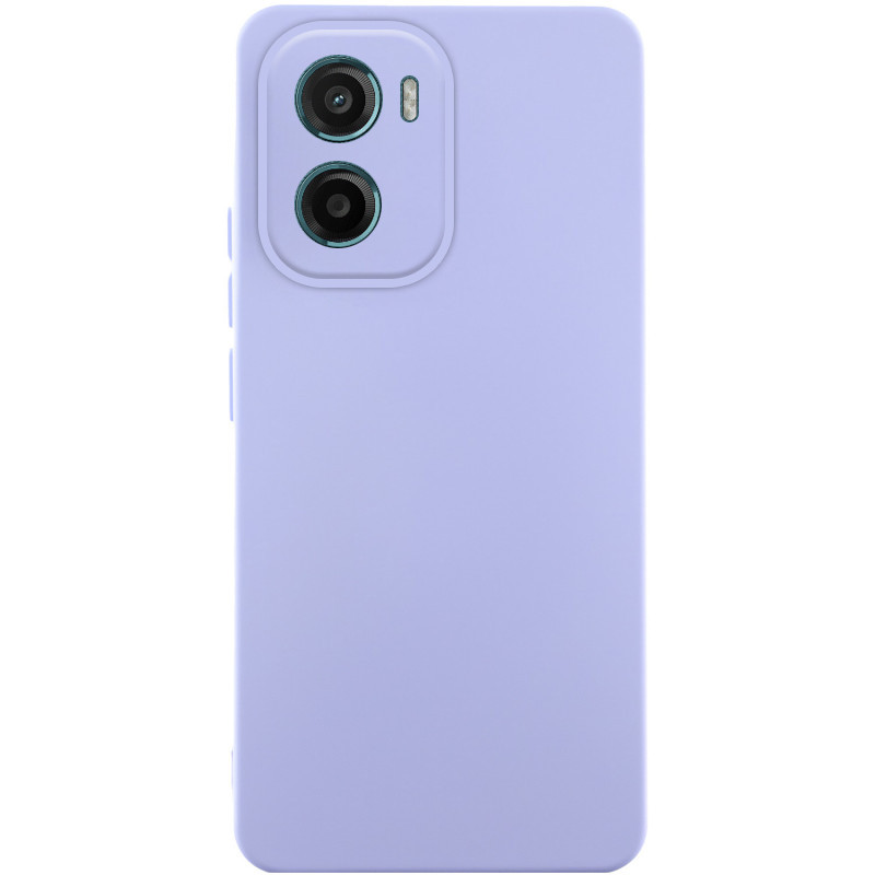 Чехол Silicone Cover Ummi Lakshmi Full Camera (AA) для Motorola Moto G05 / E15 4G (Сиреневый / Dasheen)