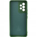 Фото Чехол Silicone Cover Ummi Lakshmi Full Camera (AA) для Samsung Galaxy A13 4G (Зеленый / Dark green) на vchehle.ua