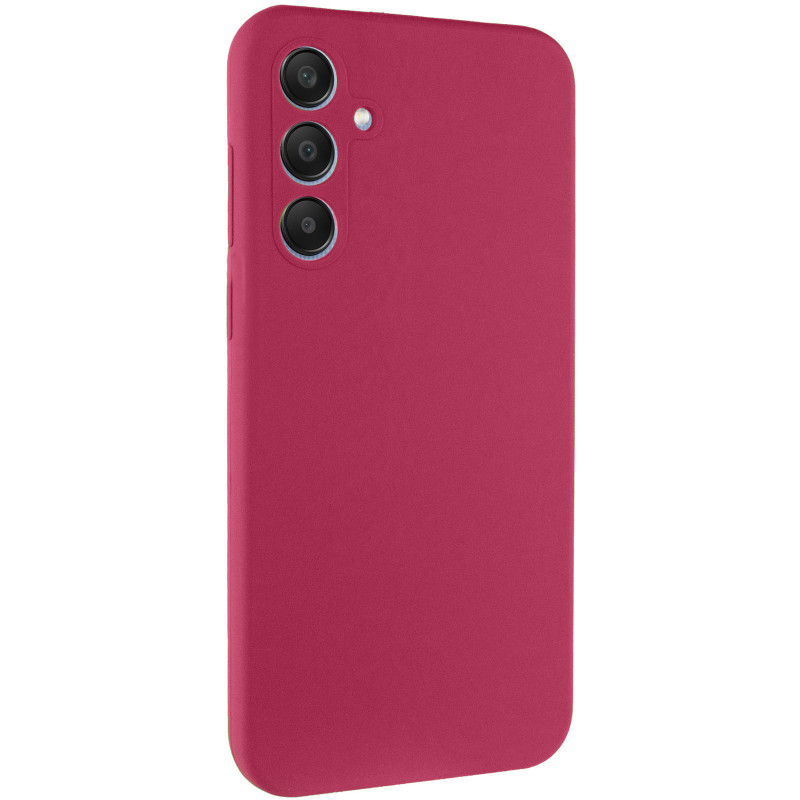 Чохол Silicone Cover Ummi Lakshmi Full Camera (AA) на Samsung Galaxy S23 (Бордовий / Marsala)