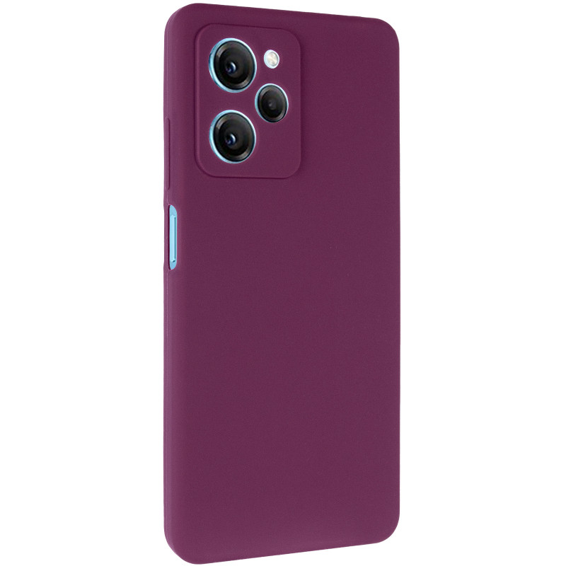 Чохол Silicone Cover Ummi Lakshmi Full Camera (AA) на Xiaomi Poco X5 Pro 5G (Бордовий / Marsala)