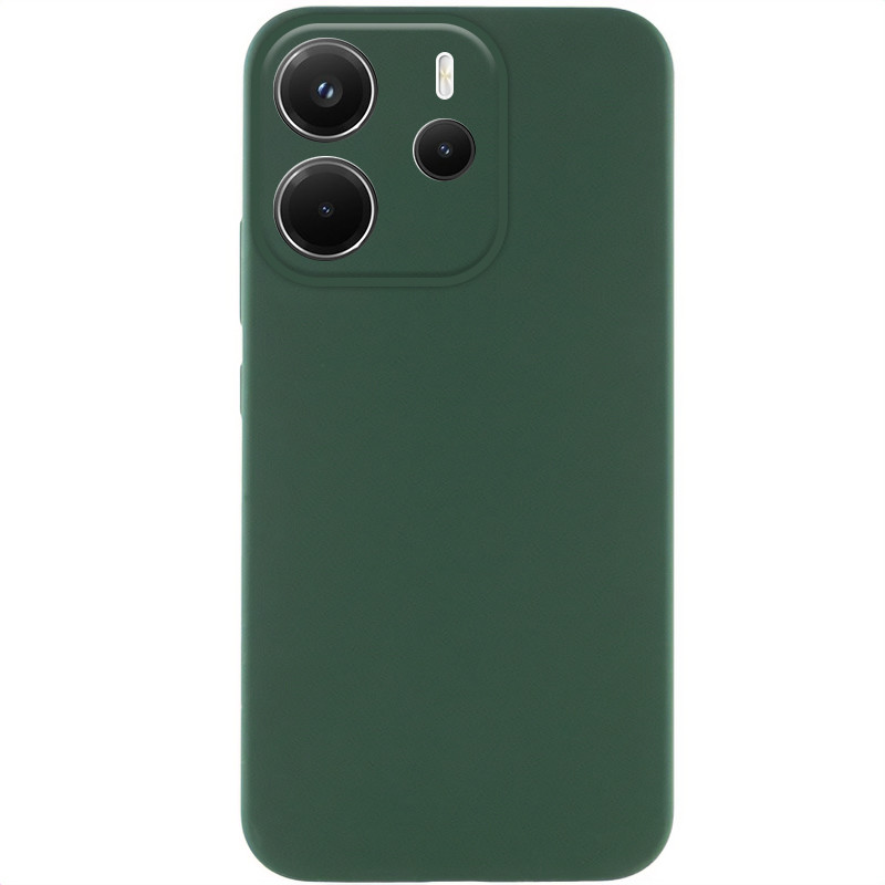 Чехол Silicone Cover Ummi Lakshmi Full Camera (AA) для Xiaomi Redmi Note 14 4G (Europe version) (Зеленый / Dark green)