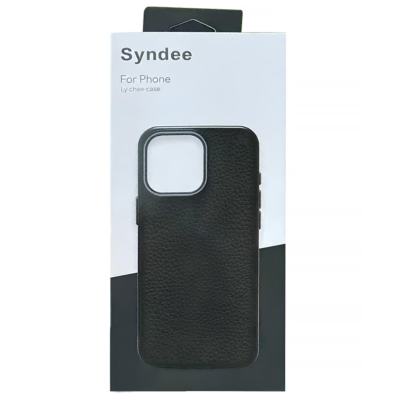 Фото Чехол Syndee with Magnetic safe для Apple iPhone 15 Pro Max (6.7") (Black / Black) на vchehle.ua