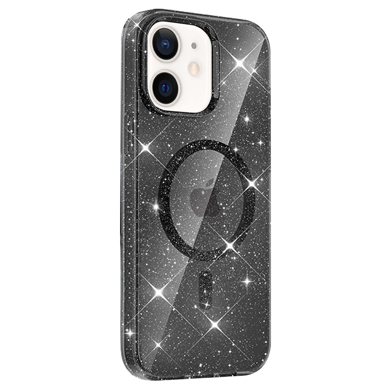 Фото Чехол TPU Eclipse Sparkle Magnetic Fit для Apple iPhone 11 (6.1") (Black) на vchehle.ua