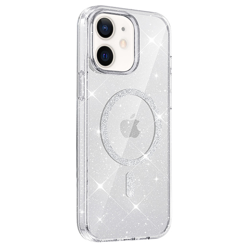 Фото Чехол TPU Eclipse Sparkle Magnetic Fit для Apple iPhone 11 (6.1") (Clear) на vchehle.ua