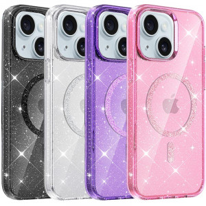 Чехол TPU Eclipse Sparkle Magnetic Fit для iPhone 13