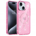 Чехол TPU Eclipse Sparkle Magnetic Fit для Apple iPhone 14 / 13 (6.1") (Pink)