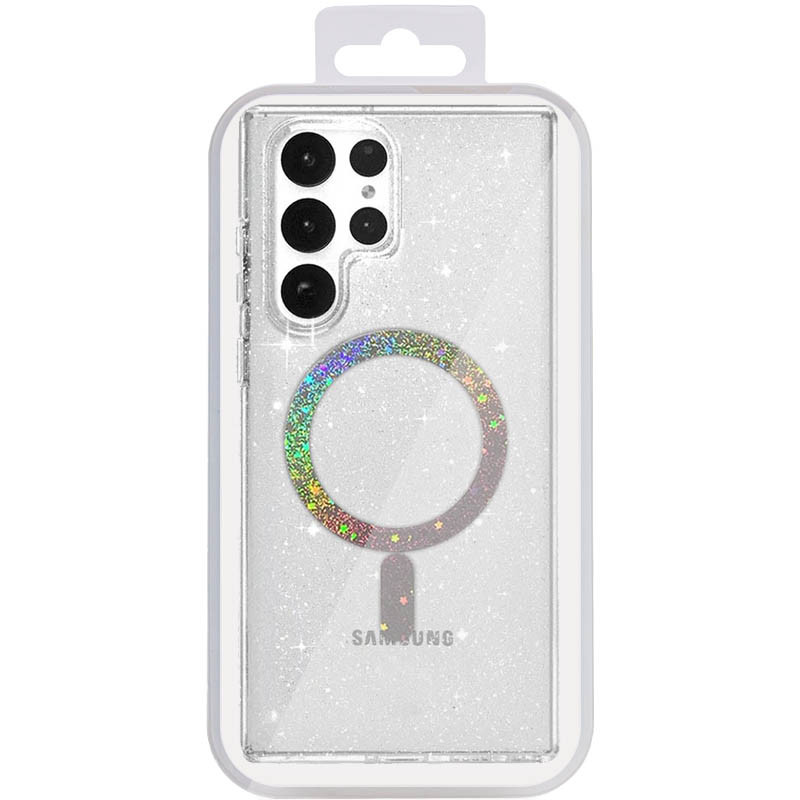 Заказать Чехол TPU Eclipse Sparkle Magnetic Fit для Samsung Galaxy S25 Ultra (Clear) на vchehle.ua