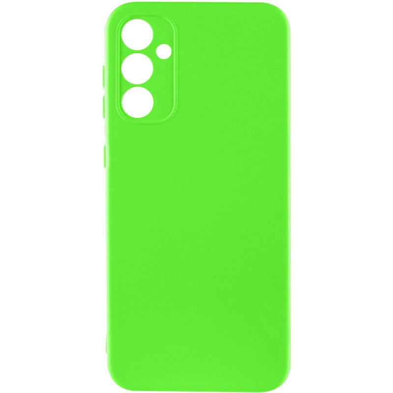Чехол TPU GETMAN Liquid Silk Full Camera для Samsung Galaxy A55 (Салатовый / Neon Green)