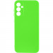 Чехол TPU GETMAN Liquid Silk Full Camera для Samsung Galaxy A55 (Салатовый / Neon Green)