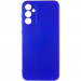 Чехол TPU GETMAN Liquid Silk Full Camera для Samsung Galaxy A55 (Синий / Iris)