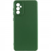 Чехол TPU GETMAN Liquid Silk Full Camera для Samsung Galaxy A55 (Зеленый / Dark green)