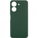 Чехол TPU GETMAN Liquid Silk Full Camera для Xiaomi Redmi 13C / Poco C65 (Зеленый / Dark green)