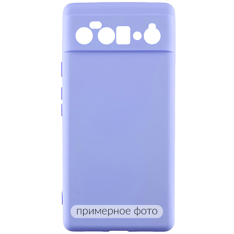 Чохол TPU GETMAN Liquid Silk Full Camera на Motorola Edge 60 Pro (Бузковий / Dasheen)