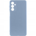 Чехол TPU GETMAN Liquid Silk Full Camera для Samsung Galaxy A26 5G (Голубой / Lilac Blue)