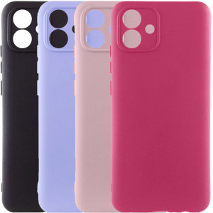 Чехол TPU GETMAN Liquid Silk Full Camera для Samsung Galaxy A07