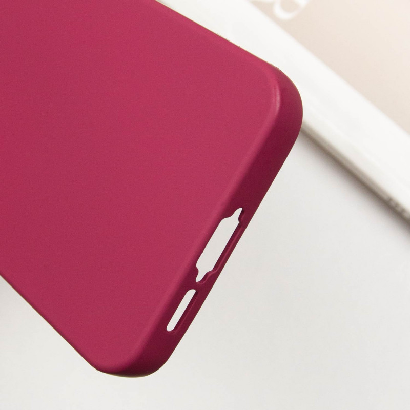 Заказать Чехол TPU GETMAN Liquid Silk Full Camera для Samsung Galaxy S24 (Бордовый / Marsala) на vchehle.ua