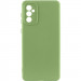 Чехол TPU GETMAN Liquid Silk Full Camera для Samsung Galaxy S24 (Зеленый / Pistachio)