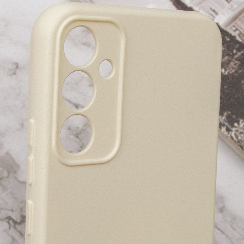 Купить Чехол TPU GETMAN Liquid Silk Full Camera для Samsung Galaxy S24 (Песочный / Sand) на vchehle.ua