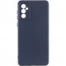 Чехол TPU GETMAN Liquid Silk Full Camera для Samsung Galaxy S24 (Синий / Midnight Blue)