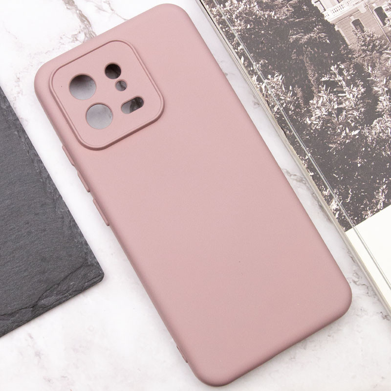 Купить Чехол TPU GETMAN Liquid Silk Full Camera для Xiaomi 13 Pro (Розовый / Pink Sand) на vchehle.ua