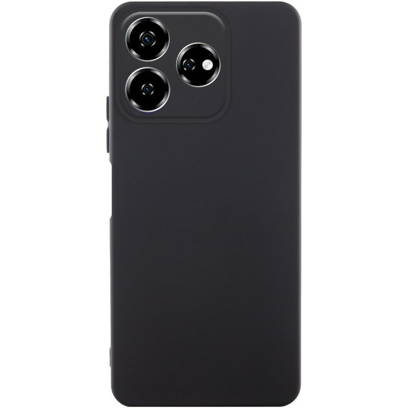 Чехол TPU GETMAN Liquid Silk Full Camera для ZTE Nubia V60 (Черный / Black)