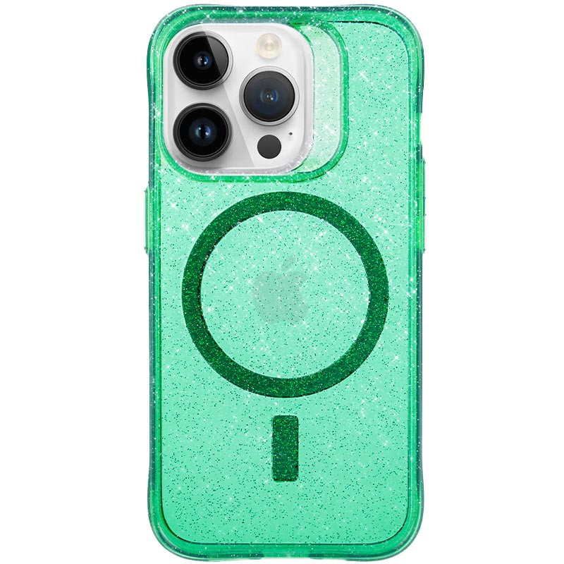 Чохол TPU Radiance with Magnetic safe для Apple iPhone 15 Pro Max (6.7") (Green)