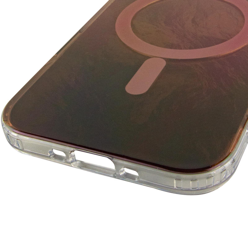 Купить Чехол TPU Shiny Mountain Magnetic Fit для Apple iPhone 17 Air (6.5") (Chocolate) на vchehle.ua
