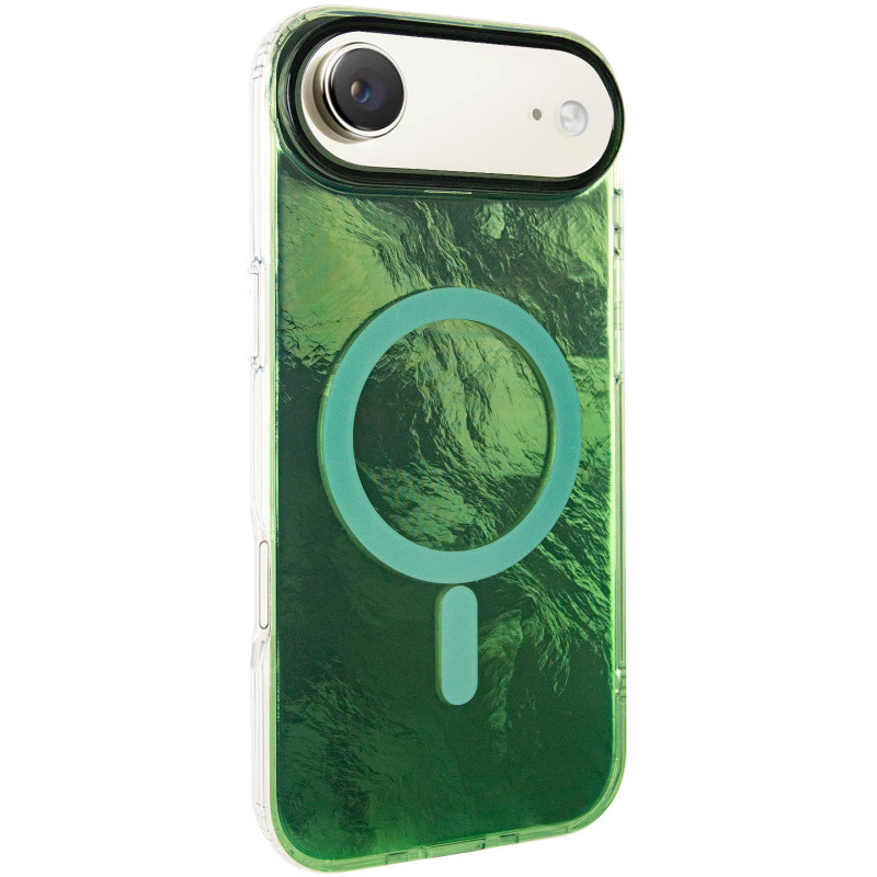 Чехол TPU Shiny Mountain Magnetic Fit для Apple iPhone 17 Air (6.5") (Green)