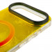 Чехол TPU Shiny Mountain Magnetic Fit для Apple iPhone 17 Air (6.5") (Yellow / Pink) в магазине vchehle.ua