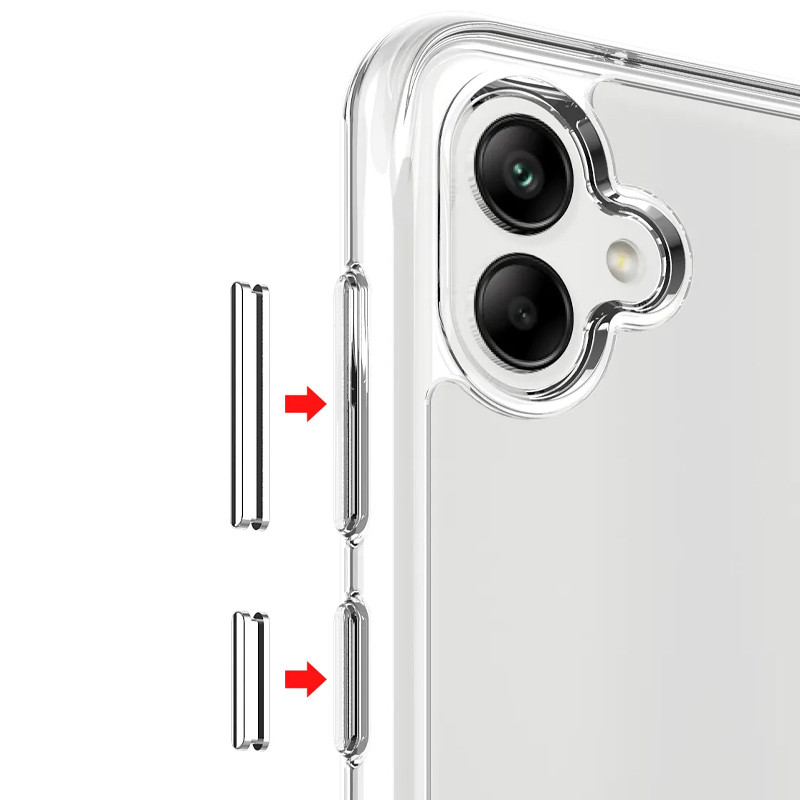 Купить Чехол TPU Space Case transparent для Samsung Galaxy A06 4G/5G / A07 4G (Прозрачный) на vchehle.ua