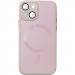 Чехол TPU+Glass Sapphire Midnight with Magnetic Safe для Apple iPhone 15 Plus (6.7") (Розовый / Pink Sand)