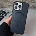Фото Чохол TPU+PC Carbon Mirage with Magnetic safe на Apple iPhone 15 Pro Max (6.7") (Black) на vchehle.ua