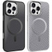Чехол TPU+PC Carbon Mirage with Magnetic safe для Apple iPhone 16 Pro Max (6.9")