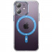 Чехол TPU+PC Colorful with Magnetic Safe для Apple iPhone 12 (6.1") (Blue)