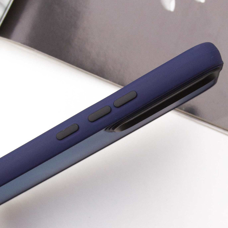 Чехол TPU+PC Lyon Frosted для Samsung Galaxy A55 (Deep Navy) в магазине vchehle.ua