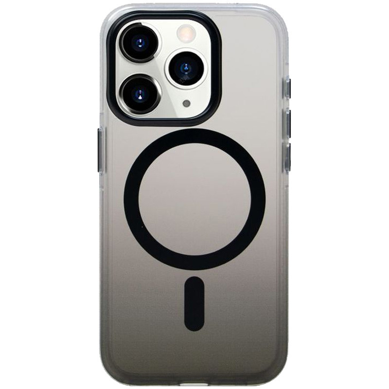 Чохол TPU+PC Shadow with Magnetic Safe на Apple iPhone 14 Pro (6.1") (Black)