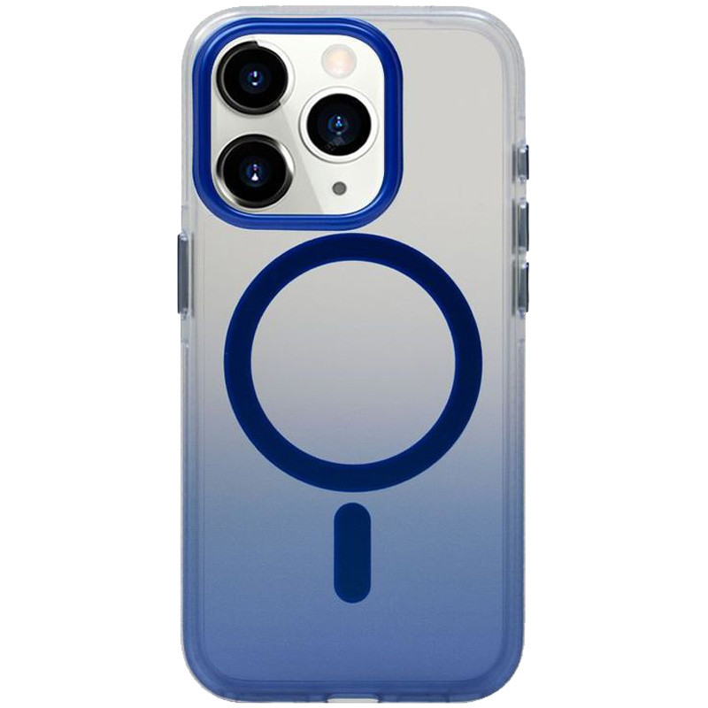 Чохол TPU+PC Shadow with Magnetic Safe на Apple iPhone 14 Pro Max (6.7") (Blue)