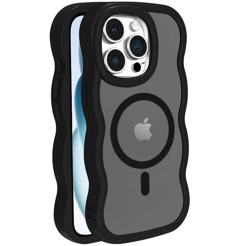 Чохол TPU+PC Undine with Magnetic Safe на Apple iPhone 15 Pro (6.1") (Black)