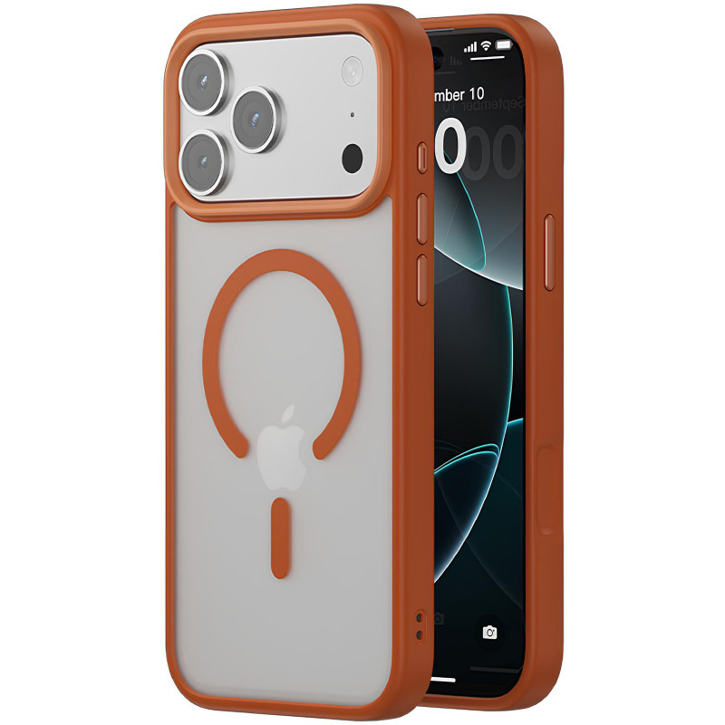 Чехол Ummi Colorful with Magnetic Safe для Apple iPhone 17 Pro Max (6.9") (Оранжевый / Orange)