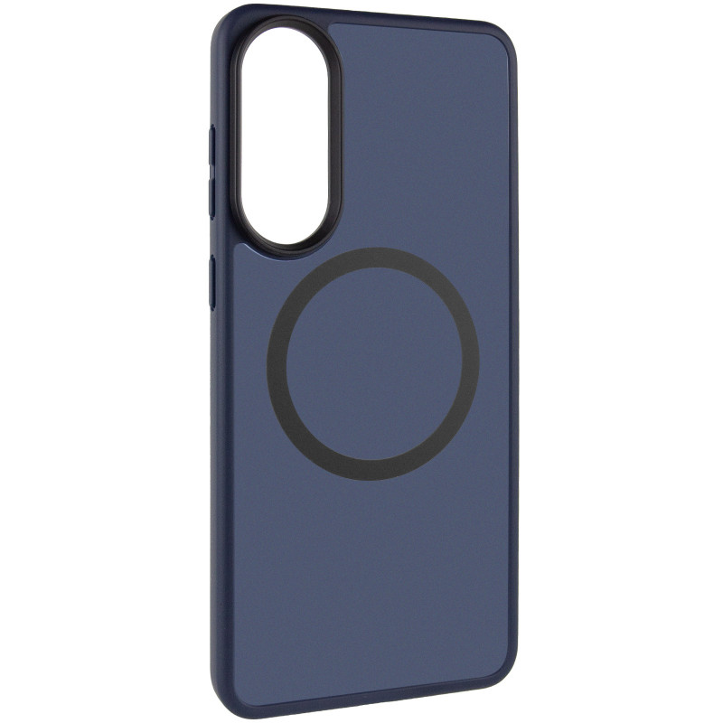 Замовити Чохол Ummi Colorful with Magnetic Safe на Samsung Galaxy S25 Edge (Синій / Navy Blue) на vchehle.ua