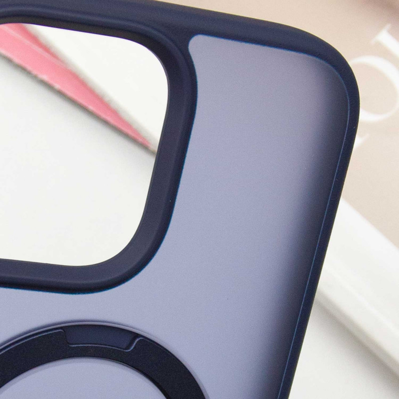 Заказать Чехол Ummi Colorful with Magnetic Safe HQ Ring для Apple iPhone 15 Pro Max (6.7") (Dark Blue) на vchehle.ua